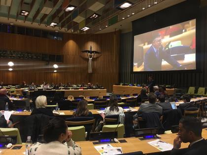 Ambassador Panayotov delivered opening remarks during an event on "Women, Innovation and Investment" 