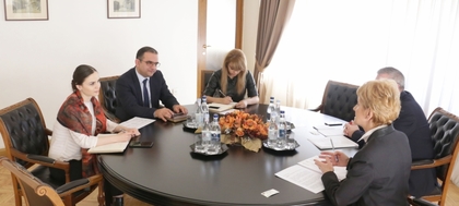Среща на посланик Павлова с Тигран Хачатрян, Министър на икономическото развитие и инвестициите 