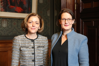 Offizieller Besuch der Botschafterin Elena Shekerletova in der Freien und Hansestadt Hamburg