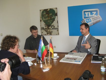 Посещение на посланик Ради Найденов във Ваймар, федерална провинция Тюрингия