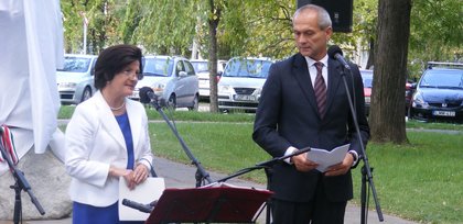 Откриване на паметник на унгарския поет Ласло Наги