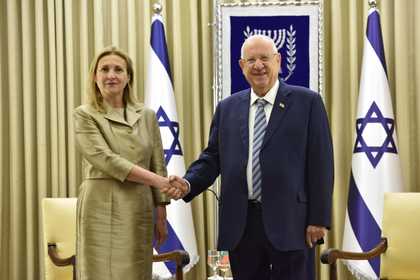 Извънредният и пълномощен посланик на Република България връчи акредитивните си писма на държавния глава на Държавата Израел
