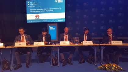 Министър Желязков взе участие в Световното телекомуникационно изложение ITU Telecom World 2019 в Будапеща  