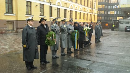 Тържествена церемония във връзка с годишнината от битката при Горни Дъбник