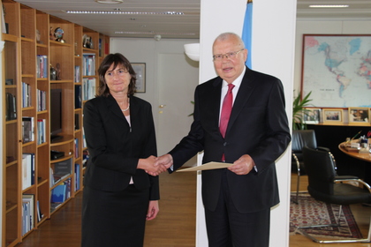 Посланик Емилия Кралева връчи акредитивните си писма в три международни организации със седалище във Виена