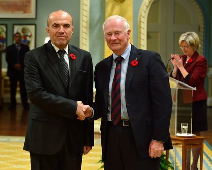 Посланик Николай Милков връчи акредитивните си писма на генерал-губернатора на Канада