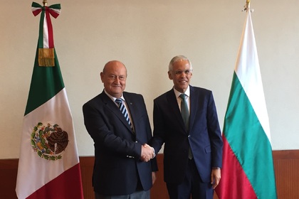 Посланик Модев се срещна със заместник-секретаря на външните отношения на Мексико