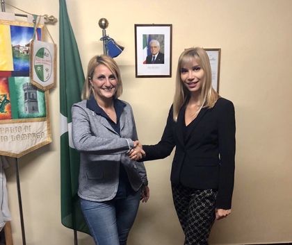Генералният консул Таня Димитрова се срещна с кмета на Бодио Ломнаго 