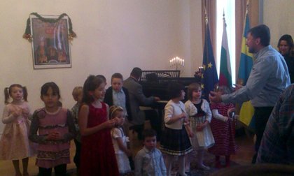 Коледно детско тържество в посолството в Стокхолм