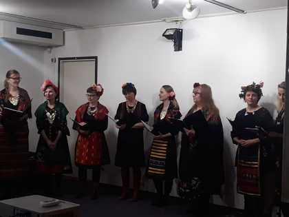 Концерт на фолклорен ансамбъл „Кукувица“ в Посолството на Р България в Хелзинки