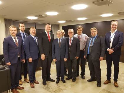  Ръководителите на Групата за приятелство с България във Финландския парламент организираха коледно тържество