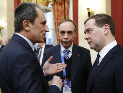 Среща на премиера Орешарски с руския министър-председател Дмитрий Медведев