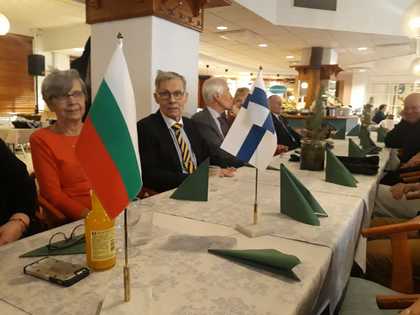  Ambassador Martin Ivanov took part at the annual meeting of the local branch of the Finnish-Bulgarian Friendship Society in Turku.