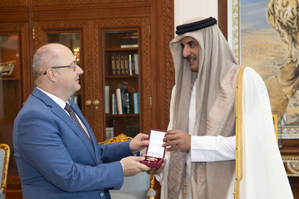 Посланик Метин Казак проведе прощални срещи с Н.Вис. шейх Тамим бин Хамад Ал-Тани, емир на Държавата Катар и Н.Пр. шейх Абдула бин Насър бин Халифа Ал-Тани, министър-председател и министър на вътрешните работи