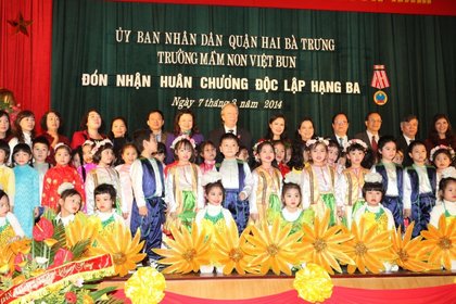 Детската градина „Виетнам-България” бе отличена с орден „Независимост”