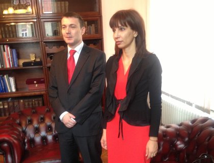 Посланик Таня Димитрова се срещна с министъра на държавната администрация на Хърватия Арсен Баук