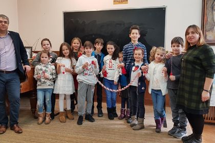 В българското училище „Йордан Йовков“ в Букурещ се проведе традиционната работилница за мартеници