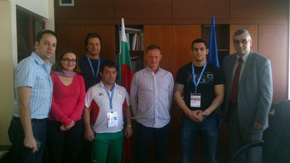 Среща с българската федерация по вдигане на щанги