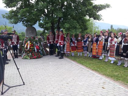 Честване на Деня на храбростта на българското военно гробище в Ново село, Република Македония