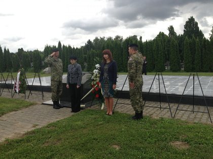 Възпоминателна церемония на Българското гробище от Втората световна война във Вуковар