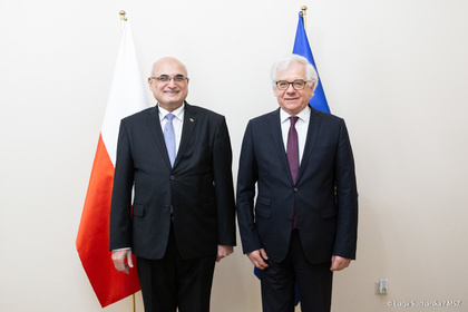 Meeting of Ambassador Emil Yalnazov with the Minister of Foreign Affairs of Poland H.E. Mr. Jacek Czaputowicz, in connection with the forthcoming departure of the Ambassador