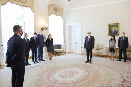 Awarding of Ambassador Emil Yalnazov with a Polish state award - "Commander's Cross of the Order of Merit", for his contribution to the development of bilateral relations between Poland and Bulgaria