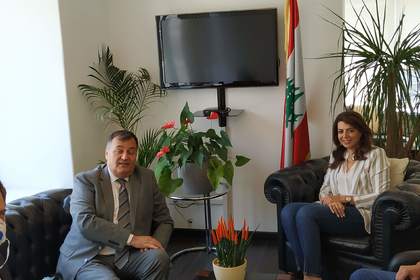 Боян Белев се срещна с министъра на вътрешно разселените лица Гада Шрейм