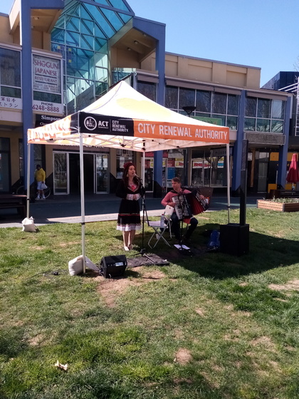 Bulgarian folk music sounded on the streets of Canberra