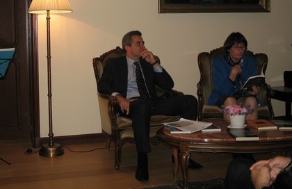 Авторско четене и  разговор с писателката Здравка Евтимова в Брюксел