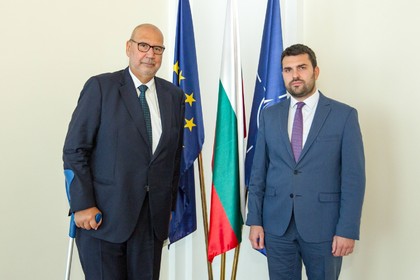 Deputy Minister Georg Georgiev receives the newly appointed Ambassadors of Australia and Chile