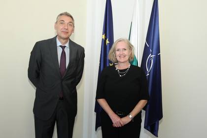 Deputy Minister Petko Doykov receives the newly appointed Ambassadors of Jordan and Sweden