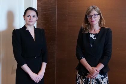 Ekaterina Zaharieva with Svetlana Tikhanovskaya: Bulgaria Ready to Assist Belarus