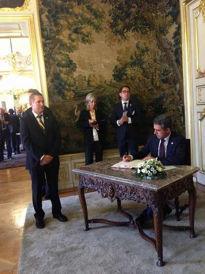 Участие на президента на Република България във възпоменателно честване на 100-годишнината от началото на Първата световна война