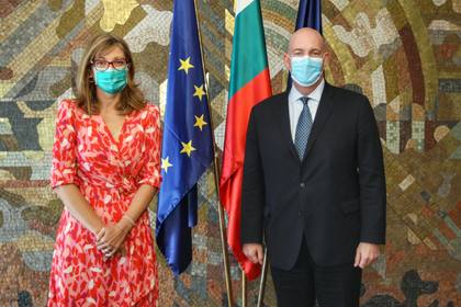 Ekaterina Zaharieva and Clarke Cooper, US Assistant Secretary of State for Political-Military Affairs, Discussed Deepening of Cooperation between the Two States