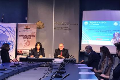 Deputy Minister Lyutskanov Welcomed Participants in a Discussion on the UN and Multilateral Diplomacy