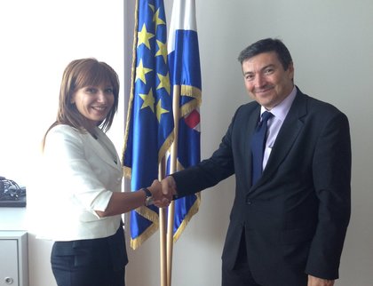 Среща на посланик Таня Димитрова с министъра на науката, образованието и спорта на Хърватия