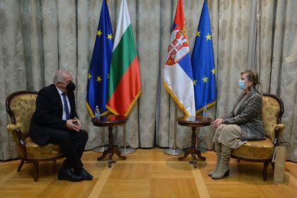 Прощална визита на посланик Радко Влайков при министъра за европейска интеграция на Сърбия Ядранка Йоксимович 