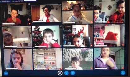 Предколеден съвместен онлайн урок се проведе между учениците от училище „Читалище“ в Тбилиси и възпитаниците на Българско училище "Пейо Яворов“ в Милано