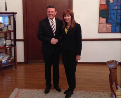 Среща на посланик Таня Димитрова с председателя на Хърватската стопанска камара 