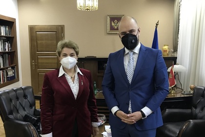Посланик Меглена Плугчиева се срещна с министъра на външните работи на Черна гора Джордже Радулович