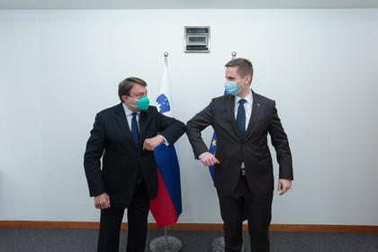 Srečanje veleposlanika Tcherveniakova s predsednikom slovenskega parlamenta