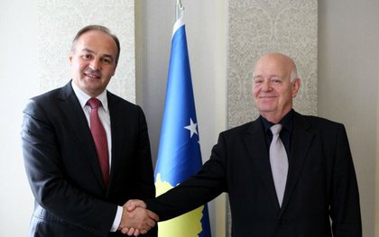 Прощална среща на посланик Боби Бобев с външния министър на Косово