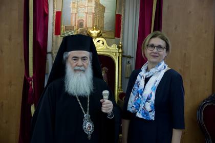 Предстоятелят на Православната Ерусалимска патриаршия благослови България по случай националния ни празник