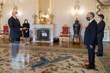 Посланик Иван Найденов връчи акредитивните си писма на президента на Португалската република