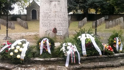 Възпоменателна церемония  в памет на загиналите в Дравските боеве