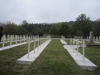 Официално откриване на обновеното българското военно гробище в село Цапари, Битолско
