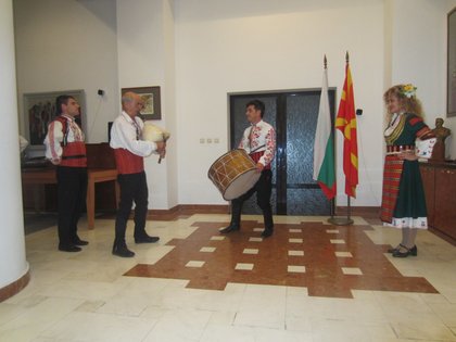 Отбелязване на Деня на народните будители в посолството на Р България в Скопие