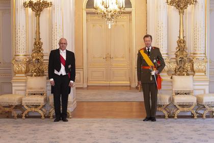 Ambassador Plamen Bonchev presented his credentials to the Grand Duke of Luxembourg