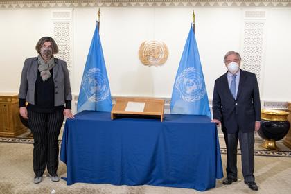 The Permanent Representative of the Republic of Bulgaria to the United Nations based in New York, Lachezara Stoeva presented her credentials