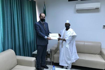 Ambassador Yordanov presented copies d’usage of his Letters of Credence, at the Ministry of Foreign Affairs of Nigeria
